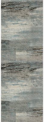 Tapis de 3,11 x 5,7" Breeze, blanc, gris, bleu, Kalora Interiors® 7