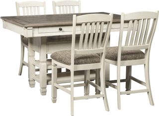 Signature Design by Ashley® Bolanburg 5-Piece Two Tone Counter Height Dining Table Set