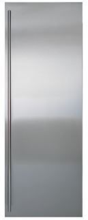 Sub-Zero® Classic 48" Stainless Steel Flush Inset Refrigerator Door Panel with Tubular Handle