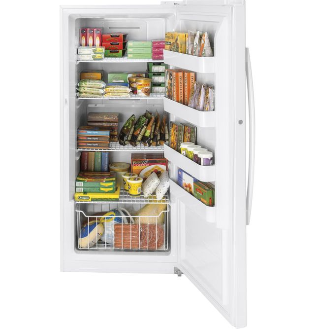 Crosley® 14 1 Cu Ft White Upright Freezer Classic Maytag Woodward Ok