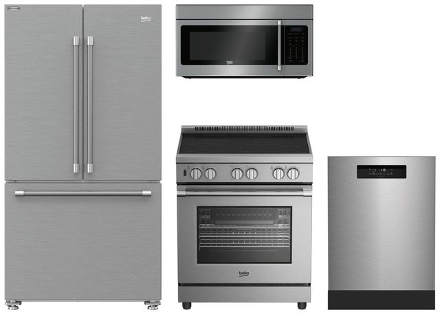 Beko Front Control Induction Range Kitchen Package