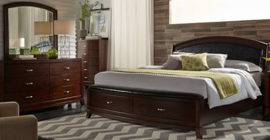 Liberty Furniture Avalon 3 Piece Dark Truffle Queen Storage Bedroom Set-0