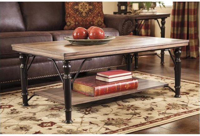 Signature Design by Ashley® Tripton Light Brown Coffee Table 2