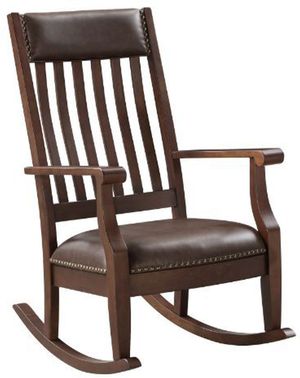 ACME Furniture Raina Brown/Walnut Rocking Chair