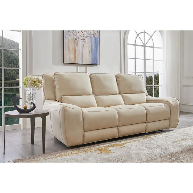 Cheers Enzo Cream Power Reclining Sofa with Power Headrests-2