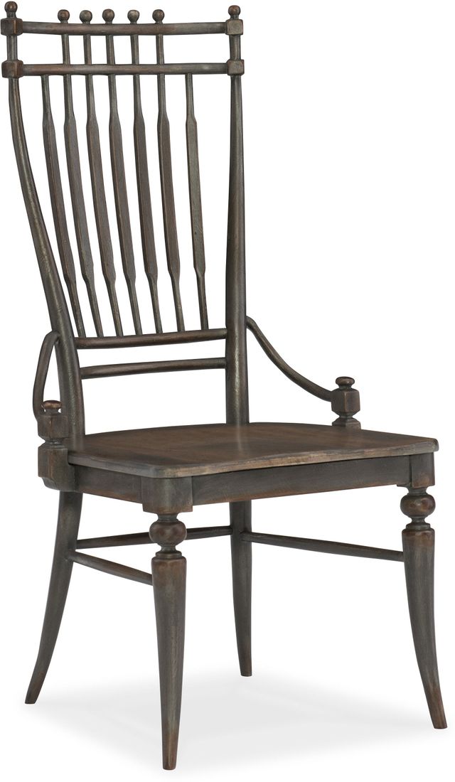 Hooker® Furniture Arabella Gray Windsor Side Chair 0