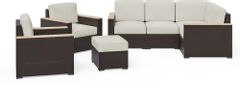 homestyles® Palm Springs 4-Piece Brown Sectional Set