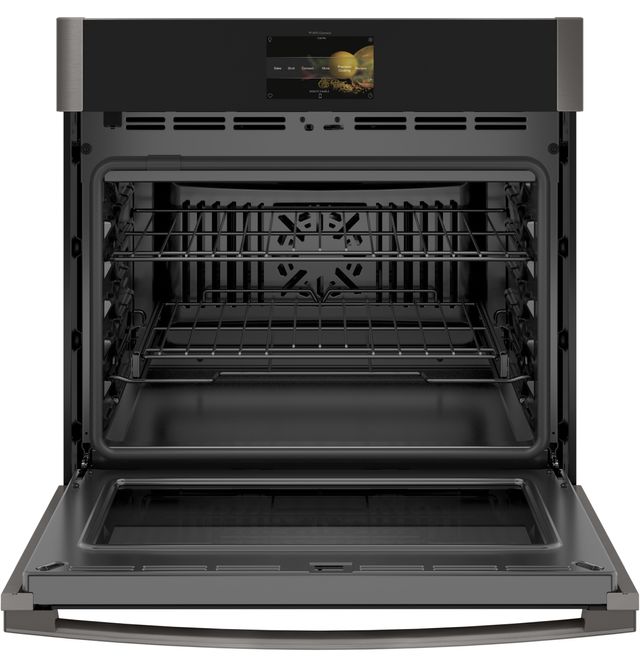 GE Profile™ 30" Black Stainless Electric Built In Single Oven-1