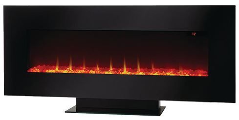 Sunheat® Black Wall Mount Fireplace with Table Stand