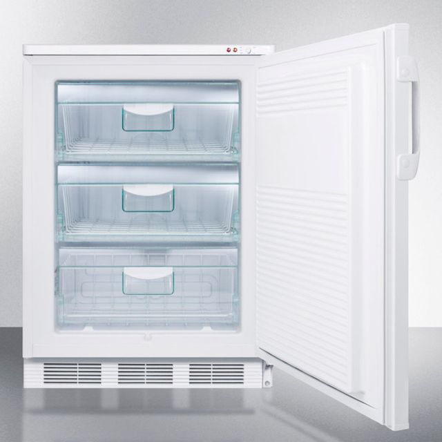 Accucold® by Summit® 3.5 Cu. Ft. White Built In All Freezer 1