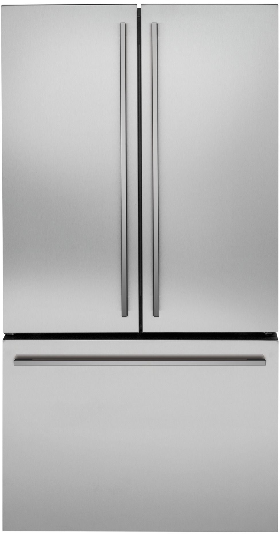 Monogram Minimalist 23.1 Cu. Ft. Stainless Steel Counter Depth French Door Refrigerator