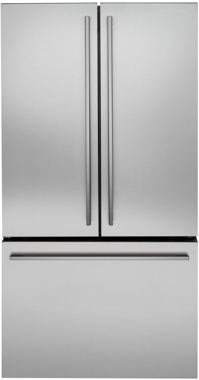 Monogram Minimalist 23.1 Cu. Ft. Stainless Steel Counter Depth French Door Refrigerator 0