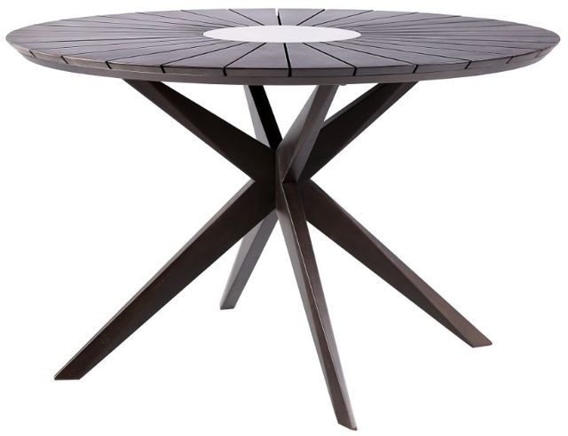 Armen Living Sachi Earth Outdoor Dining Table