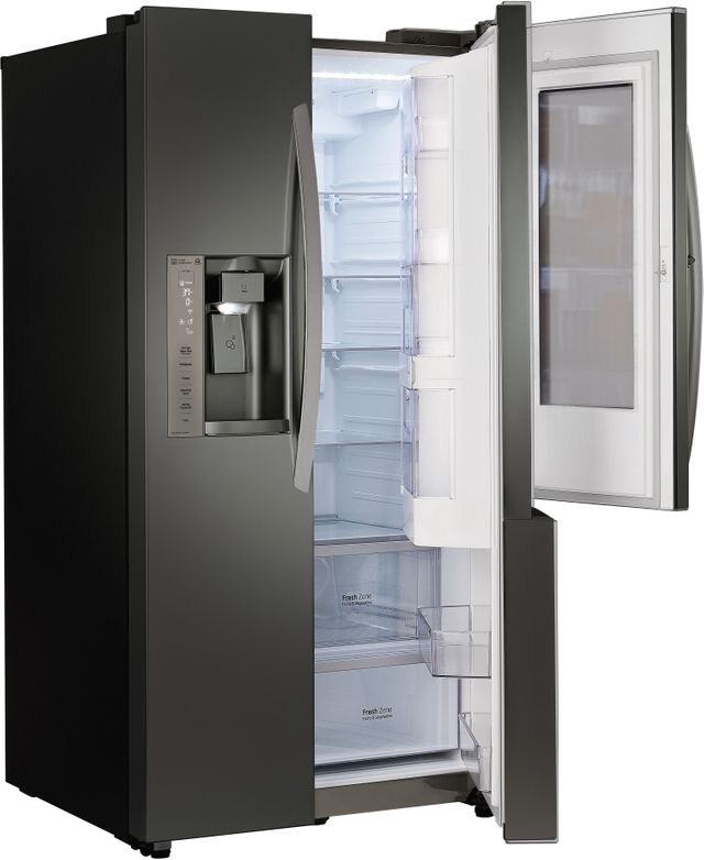 LG 21.7 Cu. Ft. Stainless Steel Counter Depth Side-By-Side Refrigerator 18