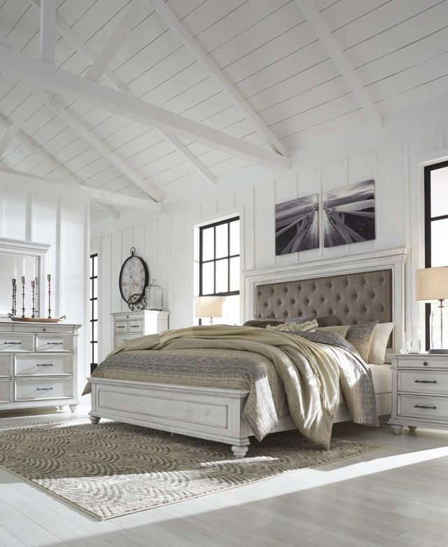 Pensacola King Upholstered Panel Bed 1