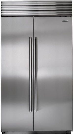 Sub-Zero 23.7 Cu. Ft. Built In Side-by-Side Refrigerator-Stainless Steel