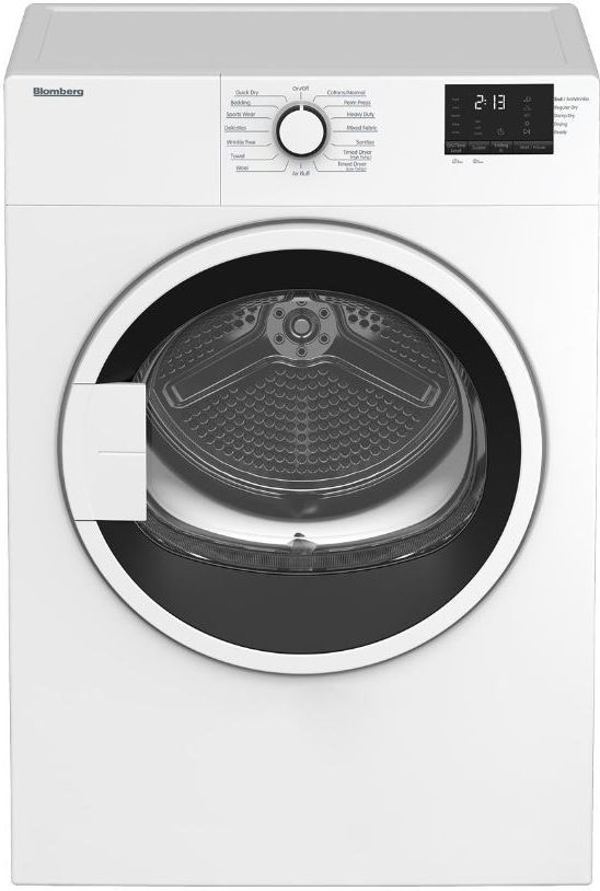 Blomberg® 3.7 Cu. Ft. White Compact Electric Dryer-0