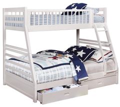 Coaster® Ashton White Twin/Full Youth Bunk Bed