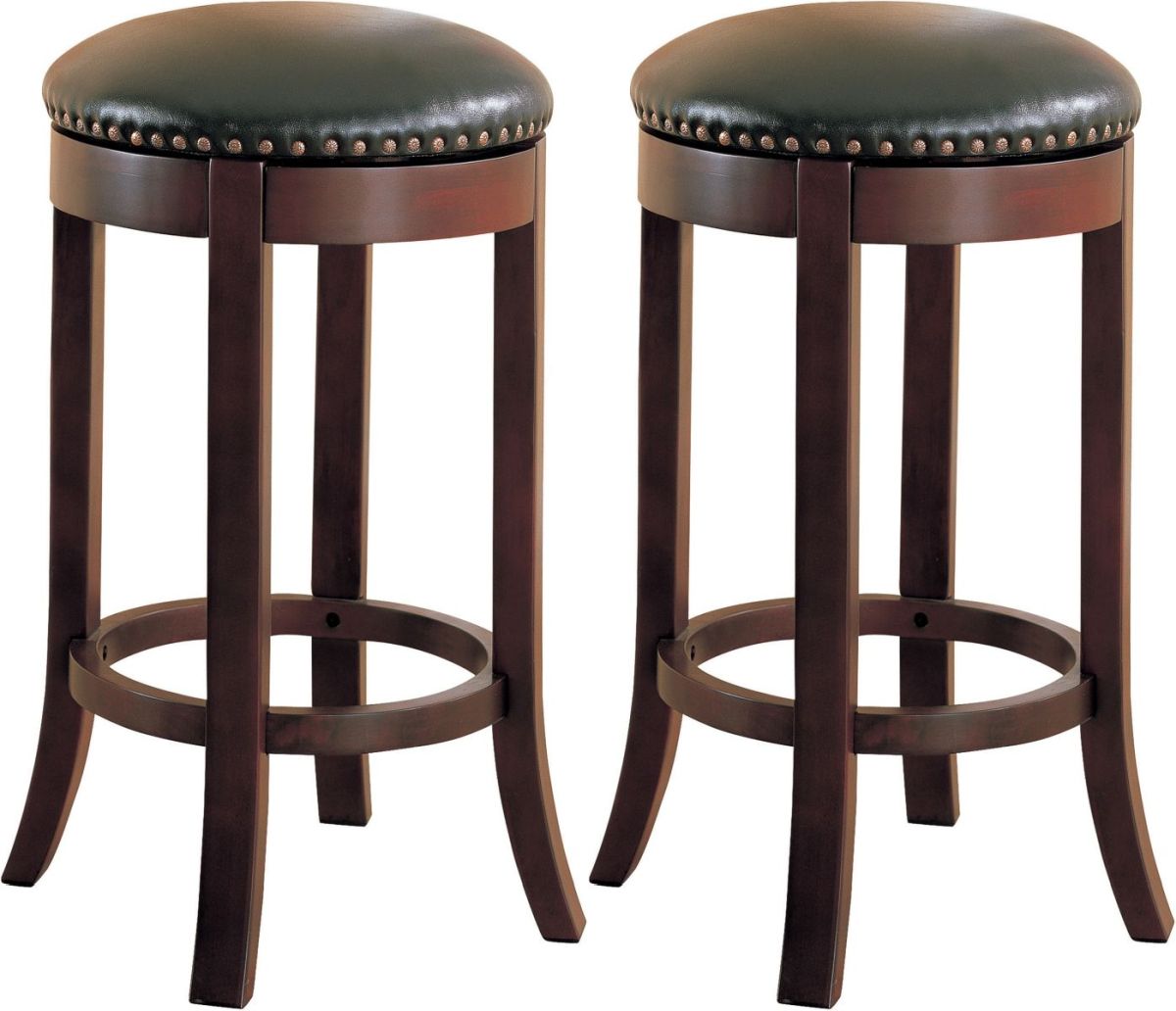 Coaster Aboushi 2 Piece Brown Swivel Bar Stools Searcy AR