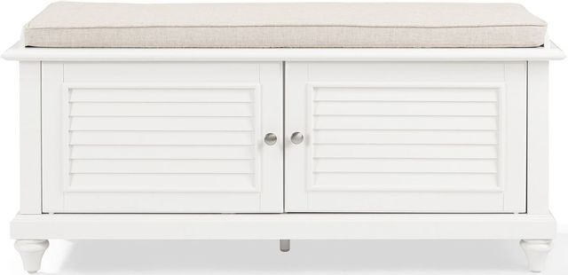 Crosley Furniture® Palmetto White Entryway Bench-1