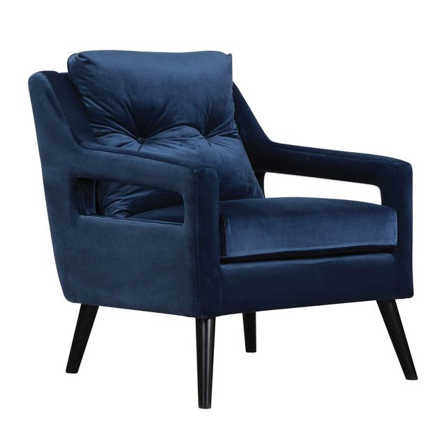 Uttermost® O'Brien Blue Arm Chair-1