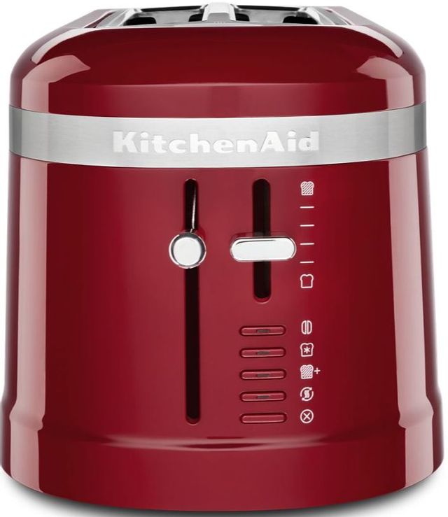 KitchenAid® Empire Red 4 Slice Long Slot Toaster 1