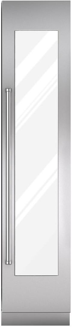 Sub-Zero® 18" Integrated Stainless Steel Wine Storage Door Panel with Pro Handle