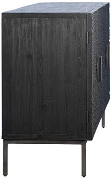 Dovetail Furniture Athens Black Stained Sideboard-2