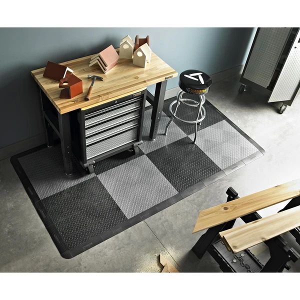 Gladiator® 48 Pack Charcoal Tile Flooring  1