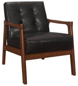 Homelegance® Alby Dark Brown/Dark Walnut Accent Chair