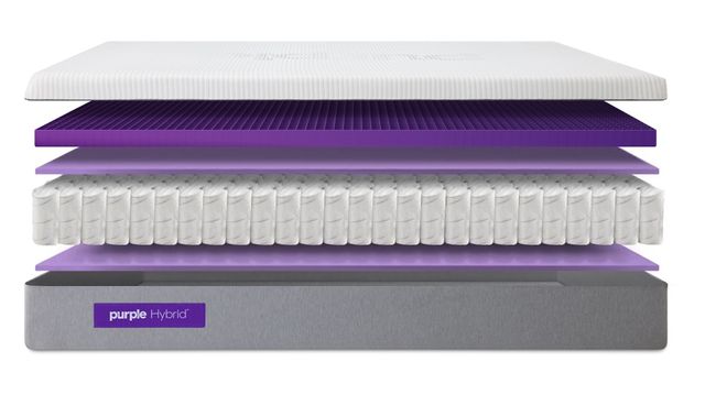 Purple® Hybrid® Firm Queen Mattress in a Box 38