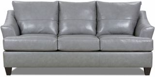 Lane® Home Furnishings Carlisle Silver Leather Sofa