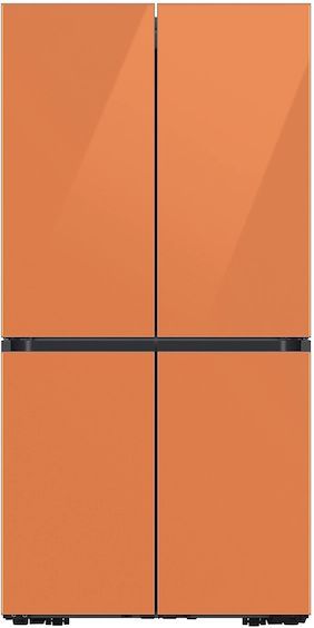 Samsung Bespoke Flex™ 18" Clementine Glass French Door Refrigerator Bottom Panel 3