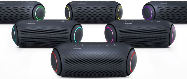 LG XBOOM GO PL5 Black Portable Bluetooth Speaker with Meridian Audio Technology 7