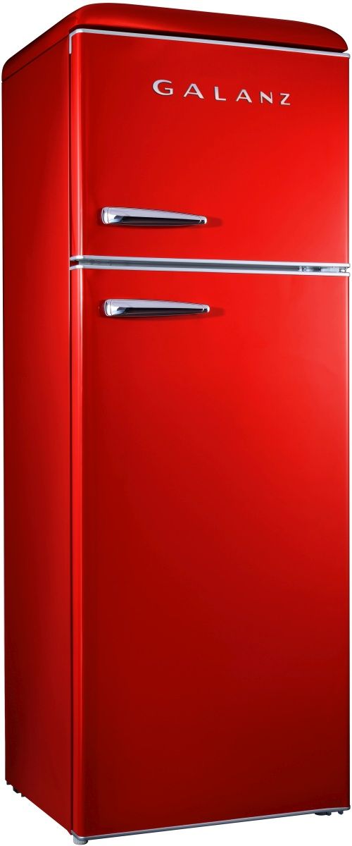Galanz 12.0 Cu. Ft. Hot Rod Red Retro Top Mount Refrigerator 1