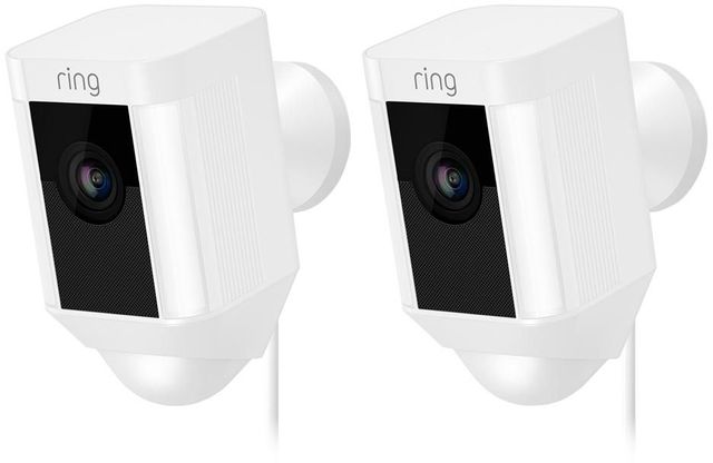 Ring 2 Pack White Spotlight Cam Wired