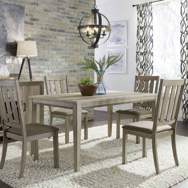 Liberty Furniture Sun Valley 7 Piece Sandstone Rectangular Table Set 0