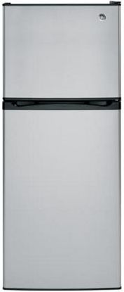 GE® Series 11.6 Cu. Ft. Top Freezer Refrigerator-Stainless Steel-GPE12FSKSB