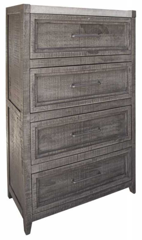 International Furniture Direct Marble Warm Natural Gray Chest