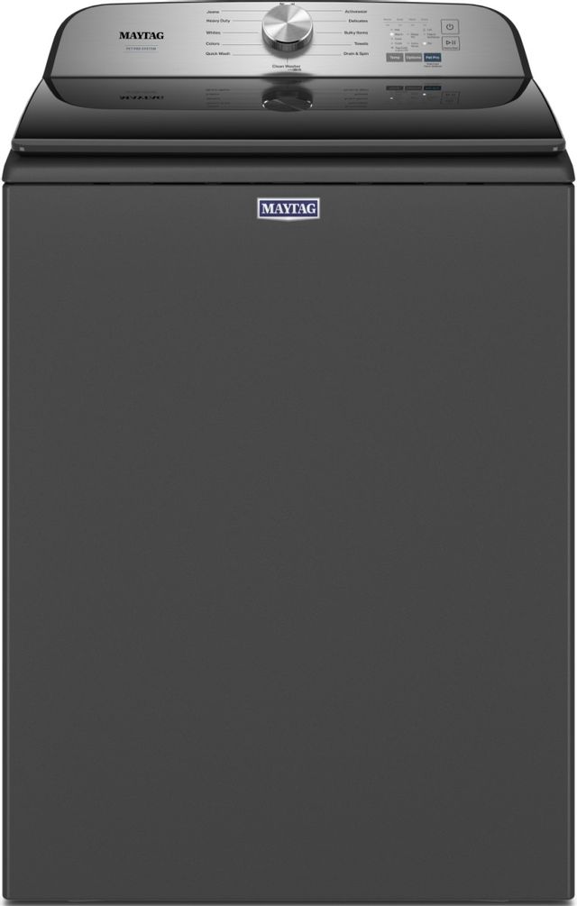 Maytag® Pet Pro 5.4 Cu. Ft. Volcano Black Top Load Washer