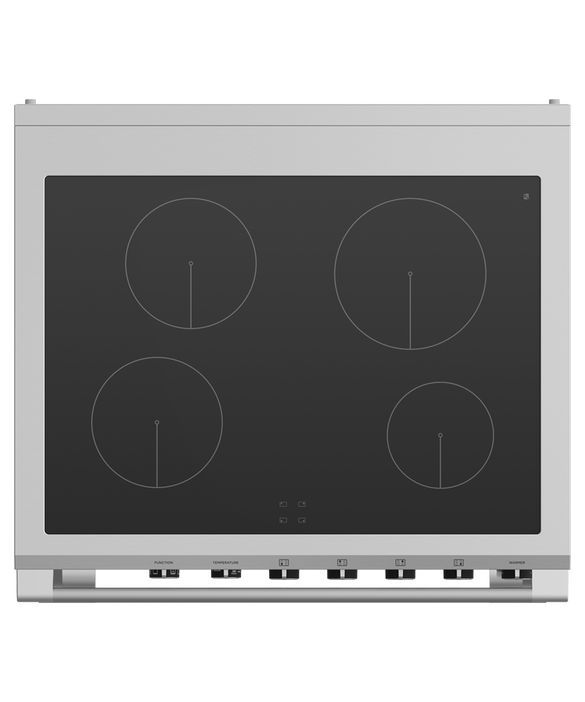 Fisher & Paykel Series 9 30" Stainless Steel Induction Range 26