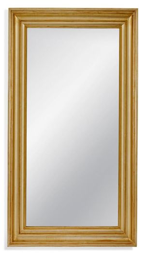 Bassett Mirror Garcia Gold Leaf Floor Mirror