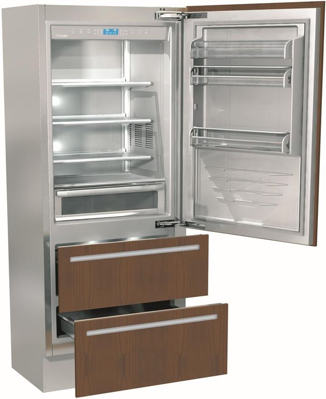 Fhiaba Integrated Series 19.5 Cu. Ft. Panel Ready Bottom Freezer Refrigerator 0