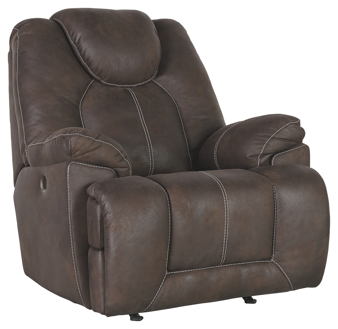 Signature Design by Ashley® Warrior Fortress Coffee Power Rocker Recliner