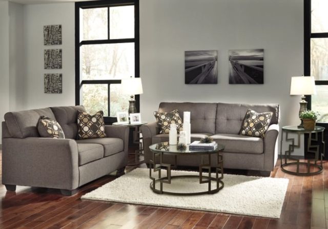 Signature Design by Ashley® Tibbee 5-Piece Slate Living Room Set 4