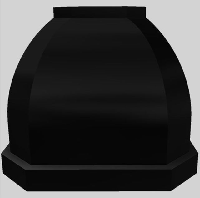 Vent-A-Hood® Designer Series 36" Black Wall Mounted Range Hood-0