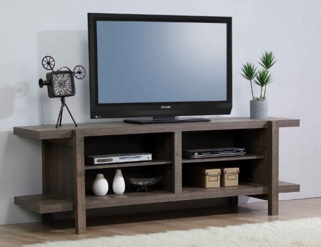 Crown Mark Tacoma Brown TV Stand-1