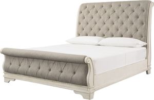 Signature Design by Ashley® Realyn Chipped White Queen Sleigh Bed