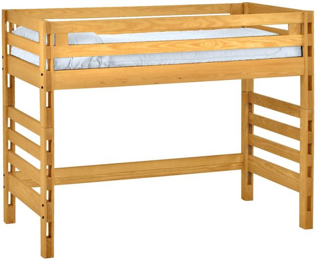Crate Designs™ Graphite Full Ladder End Loft Bed 12