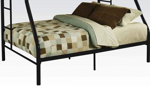 ACME Furniture Tritan Black Twin XL/Queen Bunk Bed 1